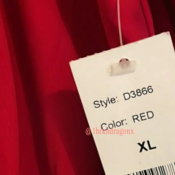 NWT Rose Red Ruched Long Sleeve Dress Red Mini Cocktail Party Evening Ruffle - Picture 4 of 15